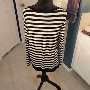 L Creation Long Sleeved striped Jersey EUC Size 12